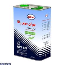 روغن موتور بهران مدل سوپر رانا هیبریدی حجم 4 لیتری (0W20)