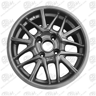 رینگ اسپرت سایز 15 خرچنگی کد 016 نقره ای اروند ( پژو405،پژو پارس، سمند )